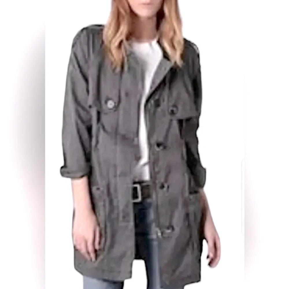 FREE PEOPLE Military Utility Jacket